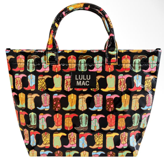 Lulu Mac Cowgirl Boot Tote Bag