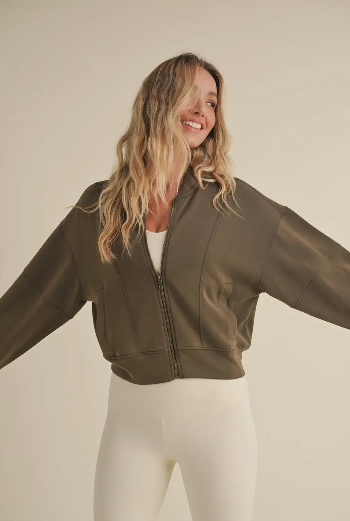 Grace & Comfort Scuba Zip Jacket