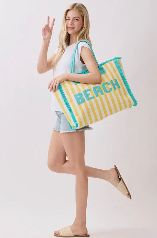 Terry Tote Bag in Yellow 💛