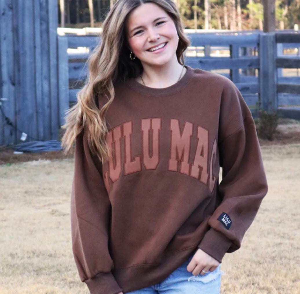 Lulu Mac Brown on Brown Sweater