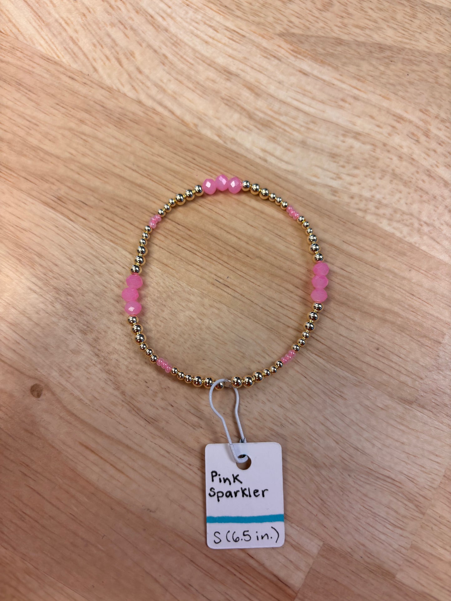 Vacey-Vee Pink Sparkler Bracelet