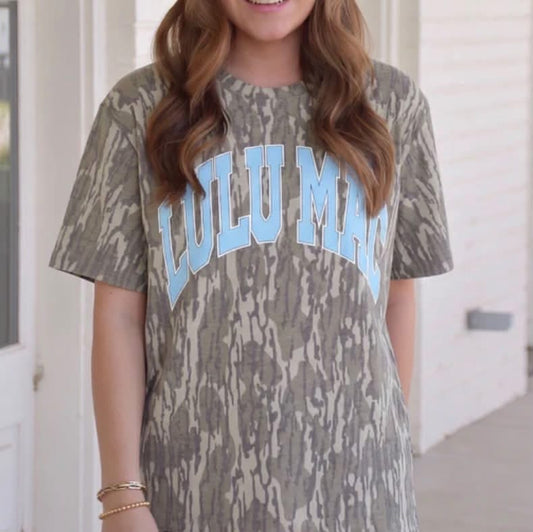 Lulu Mac Mossy Oak Camo tee