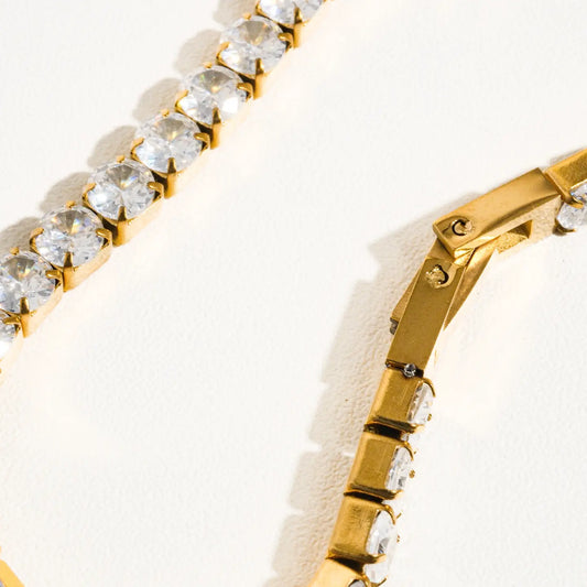 Non-tarnish Rhinestone Bracelet image 1