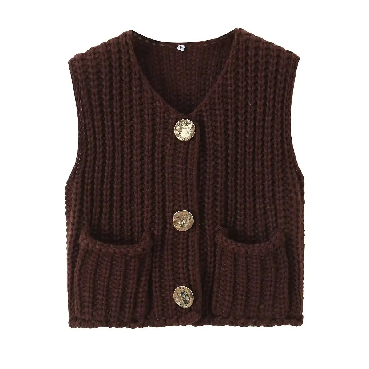 Chunky Knit Sweater Vest image 0